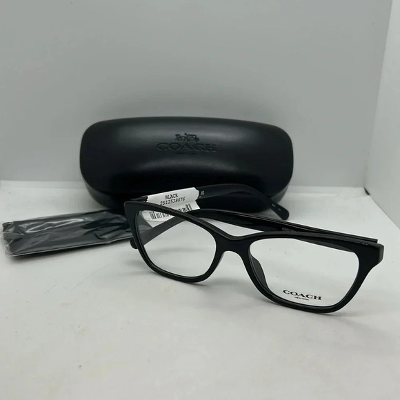Coach 6196U Eyeglasses Frames Case Black RX-able NWT - Picture 2 of 7